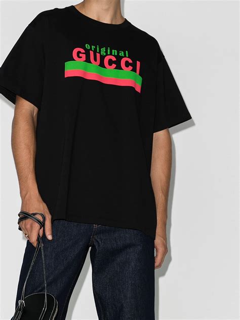 gucci logo uomo|t shirt gucci original.